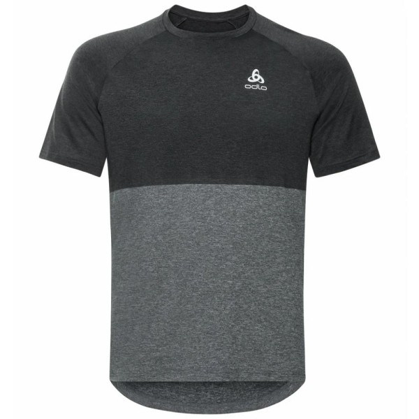 Odlo Men&#180;s T-shirt crew neck s/s RIDE EASY black melange grey melange Größe M