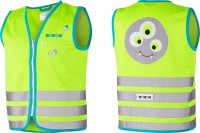 Wowow Sicherheitsweste Crazy Monster Jacket für Kinder Größe XS grün