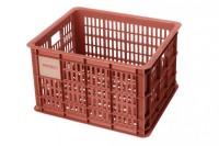 Basil Fahrradkasten Crate M terra red L 45 x B 35 x H 25 cm