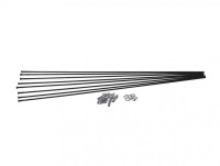 DT Swiss Speichen-Kit Straightpull HX1501 Spline 27.5 Zoll Vorderrad + Hinterrad schwarz WXKHX00007074S