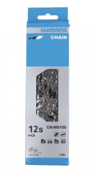 Schaltungskette Shimano CN-M8100 138 Glieder 12-fach