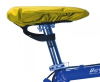 Regenschutzhaube für Fahrradsättel signalgelb