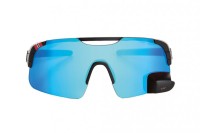 Sportbrille TriEye View Air Revo Gr.S, Rahmen sw, Gläser blau, Kat.3