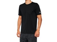 100% Mission Athletic T-Shirt, black, S