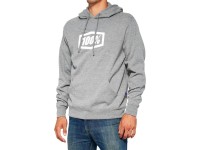 100% Icon Pullover Hoodie, Heather Grey, L