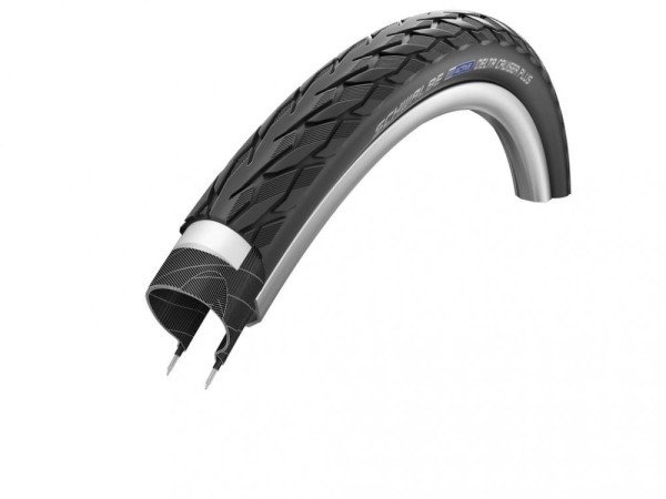 Reifen Schwalbe Delta Cruiser Plus HS431 28x1.40" 37-622 sw-TwinSkin Refl.PG SBC E-25