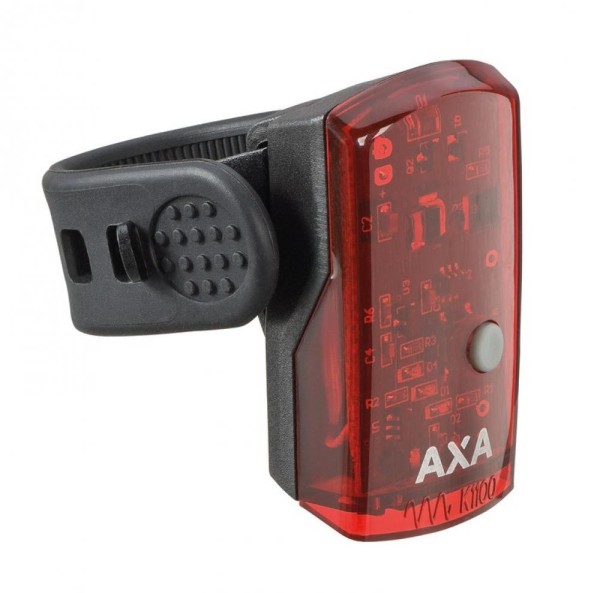 Axa LED Akku-Rücklicht  1-LED schwarz inkl. USB Kabel StVZO