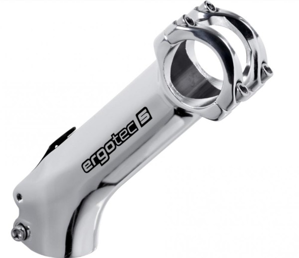 Ergotec Vorbau High Charisma Ahead 31,8 mm 90 mm silber Level 5