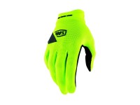 100% Ridecamp Gel Gloves, fluo yellow, S