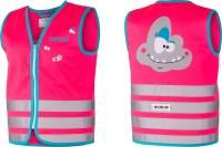 Wowow Sicherheitsweste Crazy Monster Jacket für Kinder Größe XS pink