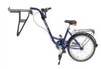 Trailer add + bike by Roland blau, 20", ohne Schaltung mit Freilauf