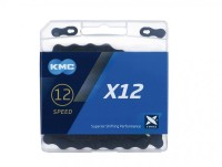 KMC Schaltungskette X12 Black Tech 1/2Zollx11/128Zoll 126 Glieder 12-fach