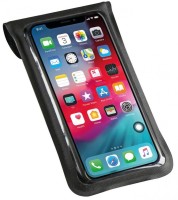 Phone Bag Light S KLICKfix mit Adapter transparent/schwarz, mit Drehkupplung