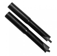 Vorbauverlängerung 22,2mm 1", &#216; 25,4mm Stahl, schwarz, verlängert bis zu 10cm