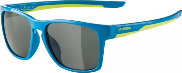 Sonnenbrille Alpina Flexxy Cool Kids I Rahmen blue lime Glas black