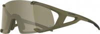 Alpina Sonnenbrille Hawkeye Q-Lite Rah. olive matt Glas silber versp. Kat.3