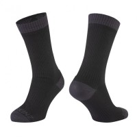 Socken SealSkinz Wiveton schwarz/grau, Gr. M