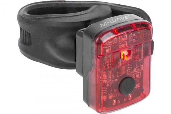 M-Wave Akku-Rücklicht Helios LED schwarz Stvzo