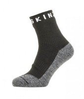 Socken SealSkinz Warm Weather Soft Touch sw/gr, Gr.L (43-46), Ankle Length,unisex