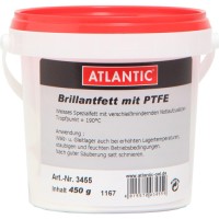 Brillantfett mit PTFE, Eimer 450g, Atlantic, 3455