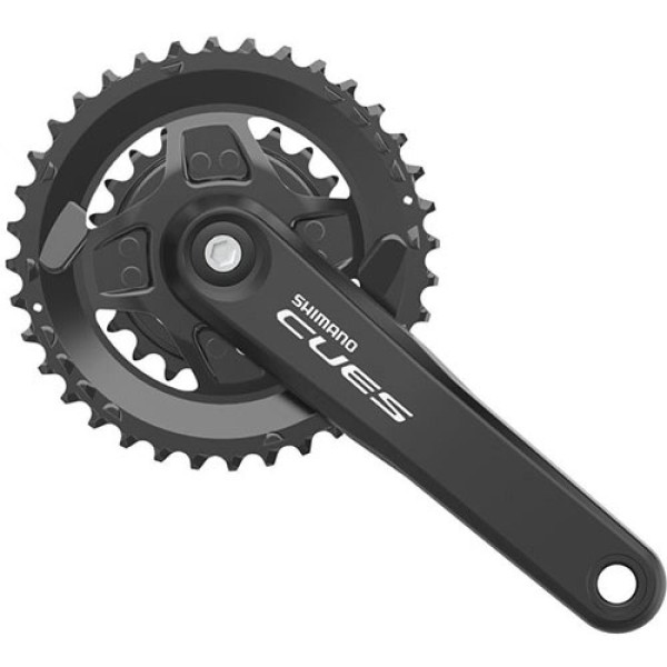 EFCU40002C62XShimano Kurbelsatz CUES FC-U4000 36-22Z L=170mm 2x9/10/11-fach Vierkant schwarz