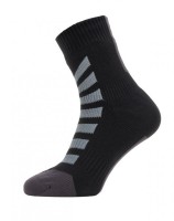 Socken SealSkinz All Weather Ankle Gr.XL (47-49)  Hydrostop schwarz/grau
