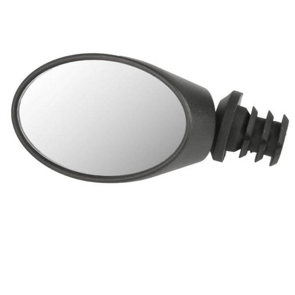 Spiegel Spy Oval, M-Wave, schwarz, Messingschlager, 270032