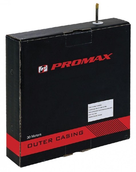 PROMAX, Schalthüllenbox, schwarz, mit PE-Gleithülle, SP-40, innen gleitbeschichtet, 4 mm x 30 m im karton