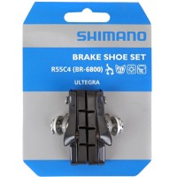 Shimano Bremsschuhe R55C4 (BR-6800) Seitenzug L=55mm symm. für Alufelgen Cartridge schwarz