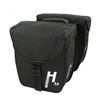 Doppeltasche Haberland Basic S 3.0 schwarz, 27x31x11cm, 18ltr