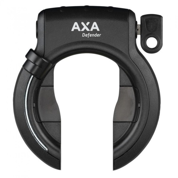 Rahmenschloss AXA Defener Retractable schwarz/silber, für Rahmenmontage