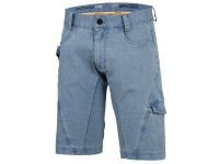 iXS Carve Digger Organic Denim Shorts, Washed Blue, M