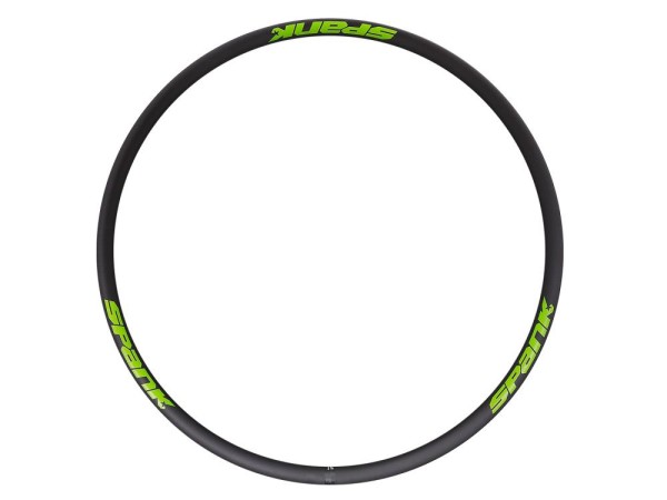 Spank Spike EVO Race33 Bead Bite 33AL, 32h rim, 26zoll, black/emerald green, 26zoll