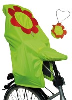 Regenschutz Kindersitz Lucky Cape Quick Motiv Flower, gelb