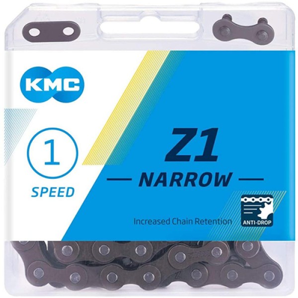 KMC Kette Z1 Narrow Brown für 1-fach 112-Glieder Finish Braun