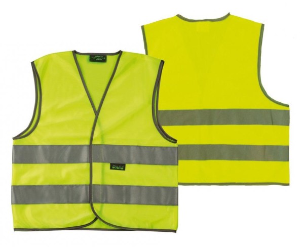 Wowow Sicherheitsweste für Erwachsene gelb mit Reflexstreifen Gr. L, Erwachsene, Sicherheitswesten & Reflektoren, Bekleidung
