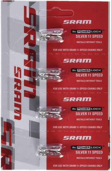 Kettenverschlussglied Sram XX1 Set/4St. Power Lock 11-fach silber