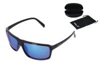 XLC Sonnenbrille Phoenix Rahmen schwarz Gläser blau verspiegelt