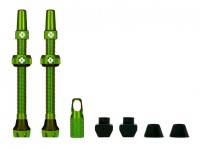 Muc Off, Tubelessventil V2, SV (44mm), Farbe grün, Aluminium, zur Umrüstung von Standardfelgen auf Tubeless-System, für fast alle Felgen geeignet
