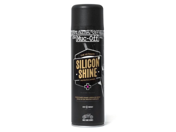 Muc Off Motorcycle Sillicone Shine 500ml, black, 500