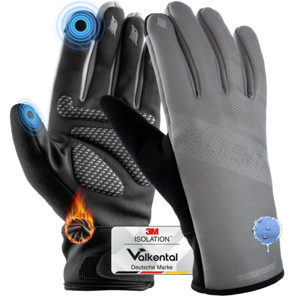 Valkental Handschuhe GloRider V2 Ultra Gr. S Grau Reflectiv