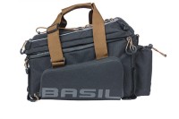 Basil Gepäckträgertasche Miles Trunkbag XL Pro schwarz braun 31x23x20 cm 36 ltr. 