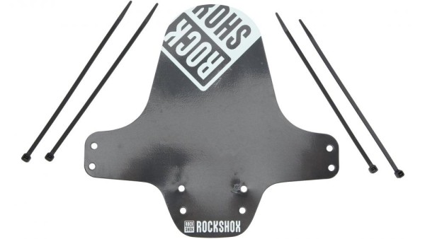 Rockshox VR-Steckblech Fender schwarz weiß 